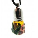 Fimo Coated Empty Mojo Bottle Pendant